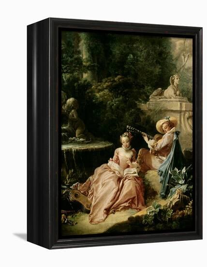 The Music Lesson, 1749-Francois Boucher-Framed Premier Image Canvas