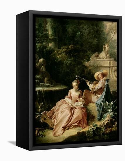 The Music Lesson, 1749-Francois Boucher-Framed Premier Image Canvas