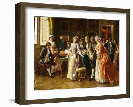 The Music Lesson-Federigo Andreotti-Framed Premium Giclee Print