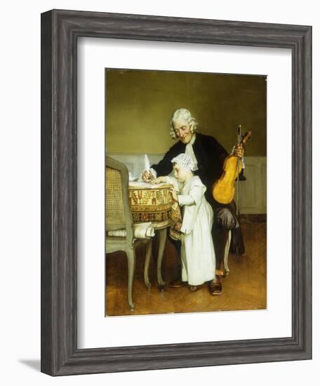 The Music Lesson-Eduard Charlemont-Framed Giclee Print