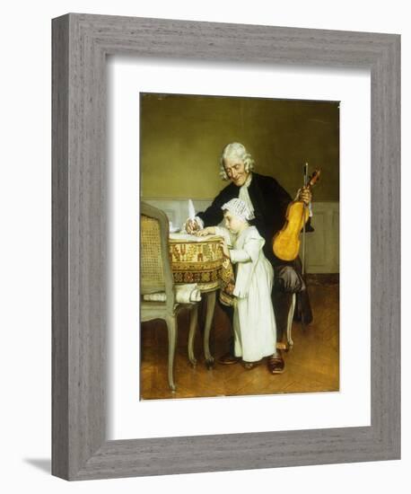 The Music Lesson-Eduard Charlemont-Framed Giclee Print