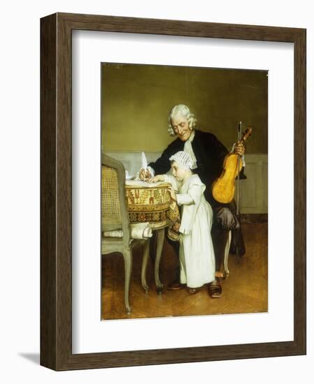 The Music Lesson-Eduard Charlemont-Framed Giclee Print