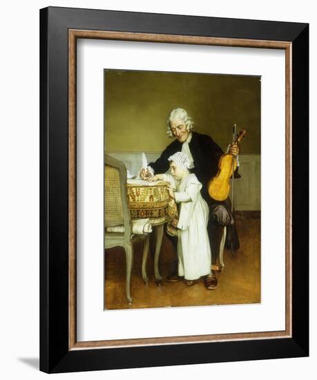 The Music Lesson-Eduard Charlemont-Framed Giclee Print