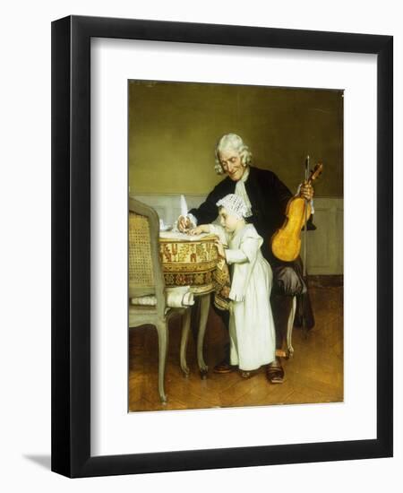 The Music Lesson-Eduard Charlemont-Framed Giclee Print