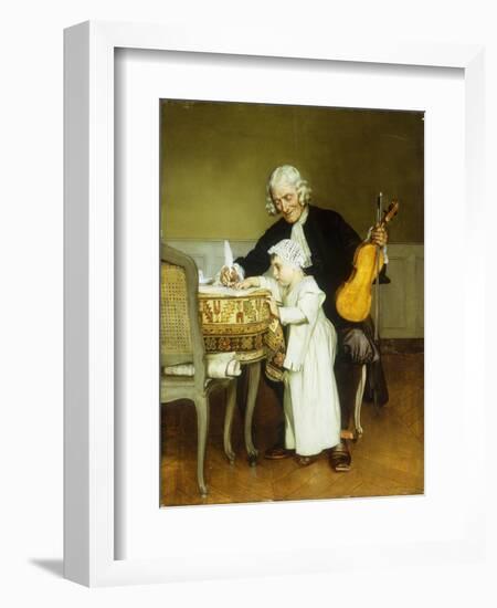 The Music Lesson-Eduard Charlemont-Framed Giclee Print