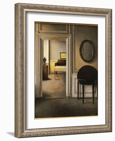 The Music Room, 30 Strandgade, C.1907-Vilhelm Hammershoi-Framed Giclee Print