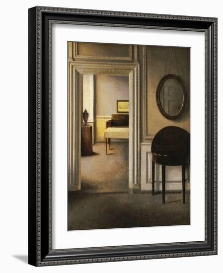 The Music Room, 30 Strandgade, circa 1907-Vilhelm Hammershoi-Framed Giclee Print