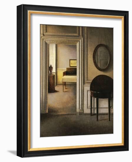 The Music Room, 30 Strandgade, circa 1907-Vilhelm Hammershoi-Framed Giclee Print