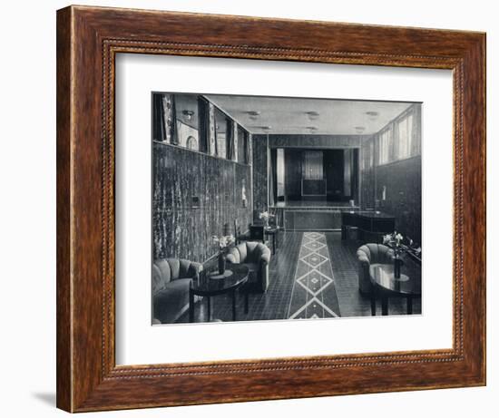 'The Music Room of the Stoclet Palace, Brussels, Belgium', c1914-Unknown-Framed Photographic Print