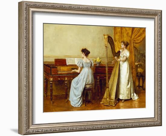 The Music Room-George Goodwin Kilburne-Framed Giclee Print