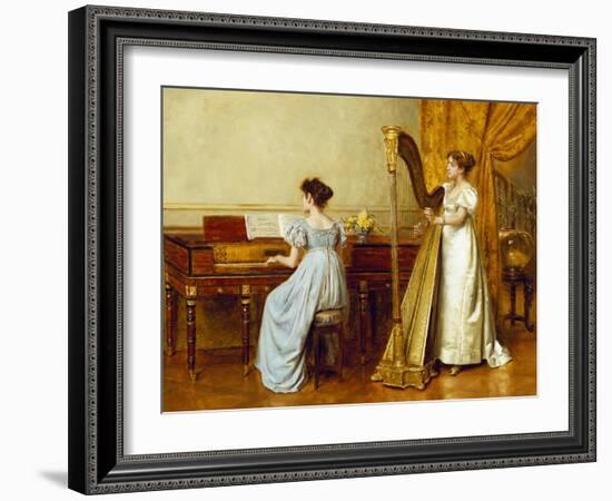 The Music Room-George Goodwin Kilburne-Framed Giclee Print