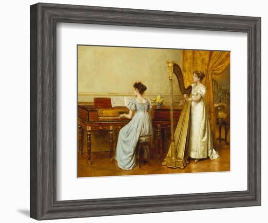 The Music Room-George Goodwin Kilburne-Framed Giclee Print