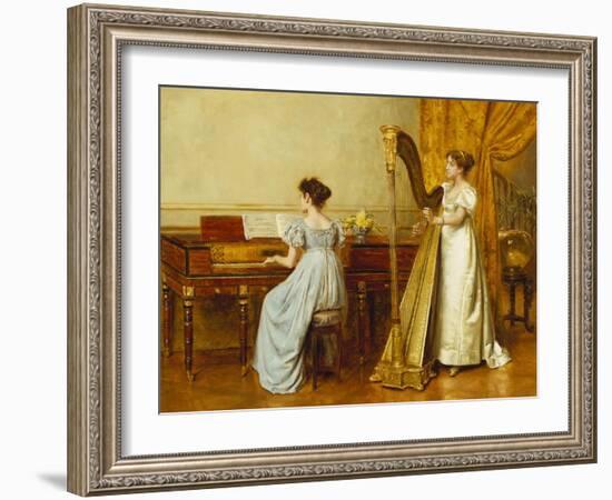 The Music Room-George Goodwin Kilburne-Framed Giclee Print