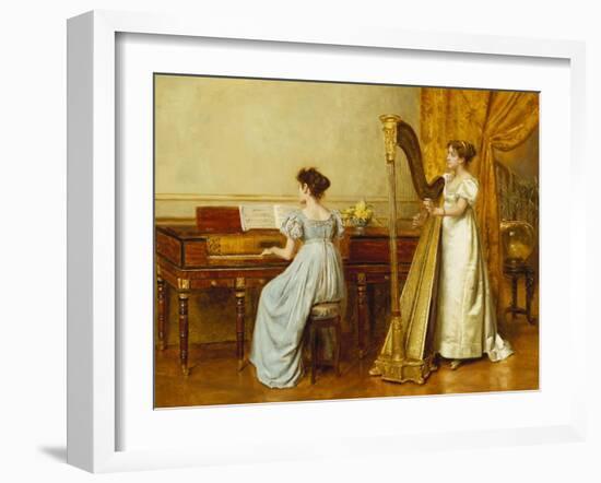 The Music Room-George Goodwin Kilburne-Framed Giclee Print