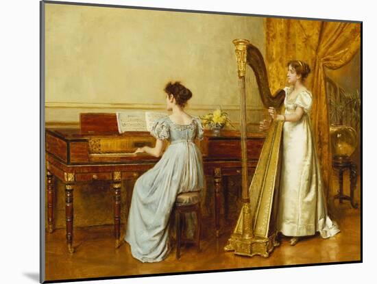 The Music Room-George Goodwin Kilburne-Mounted Giclee Print