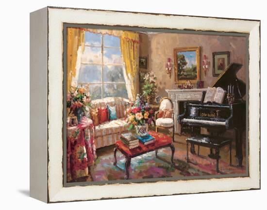 The Music Room-Foxwell-Framed Stretched Canvas