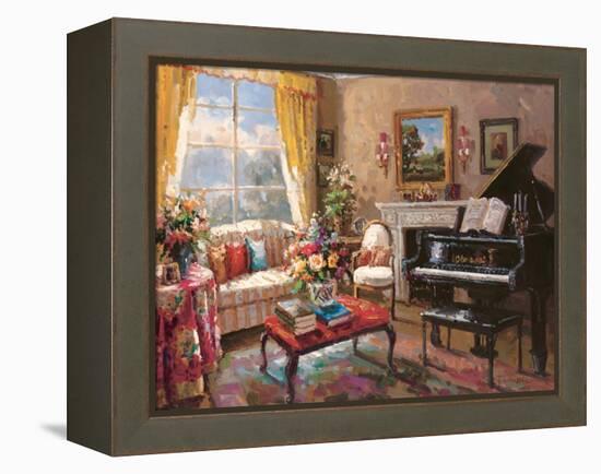 The Music Room-Foxwell-Framed Stretched Canvas