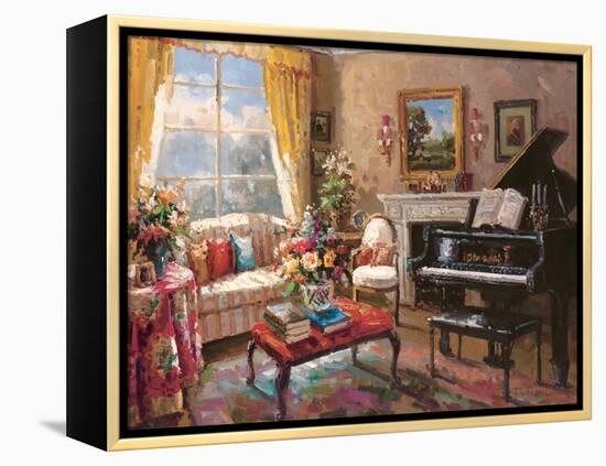 The Music Room-Foxwell-Framed Stretched Canvas