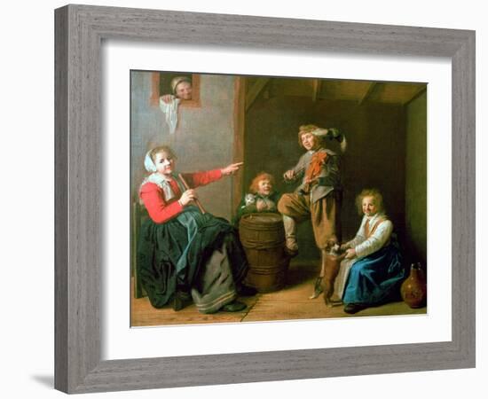 The Musical Party, 17th Century-Jan Miense Molenaer-Framed Giclee Print