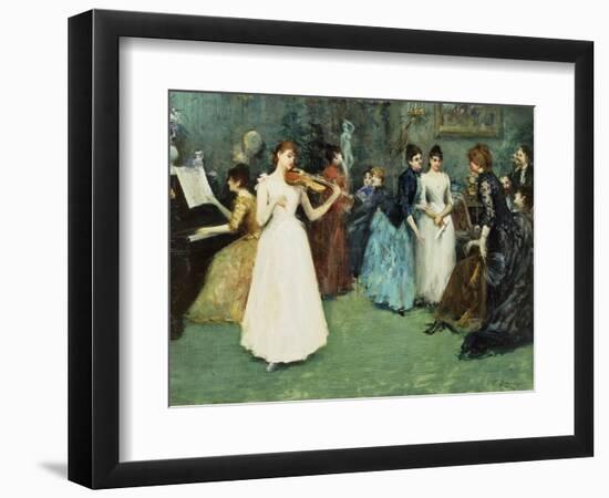 The Musical Party-Fausto Zonaro-Framed Giclee Print