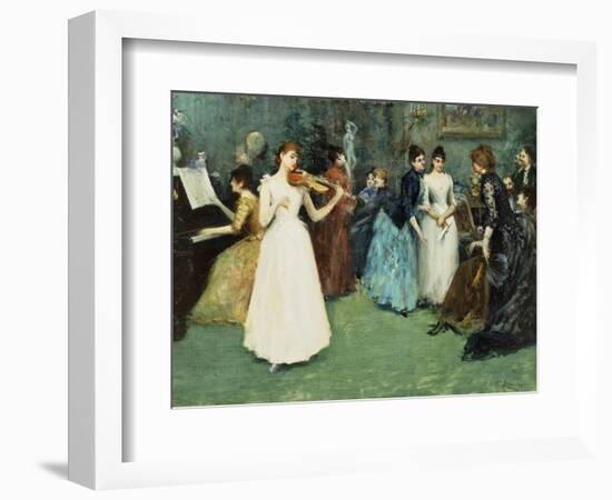 The Musical Party-Fausto Zonaro-Framed Giclee Print