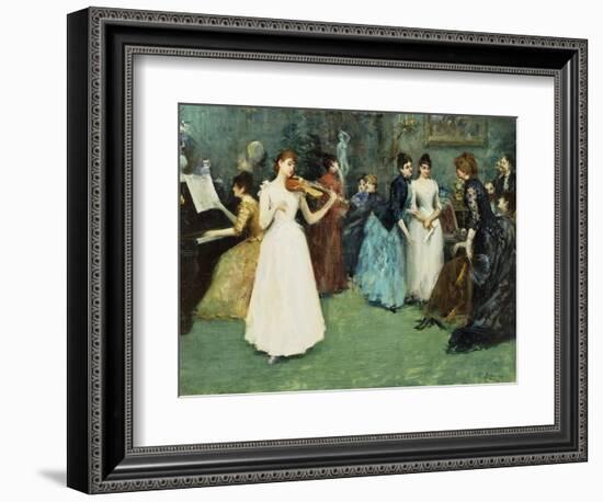 The Musical Party-Fausto Zonaro-Framed Giclee Print