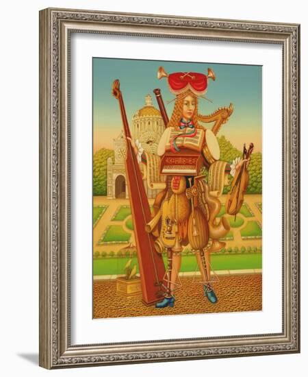 The Musician's Garden, 1997-Frances Broomfield-Framed Giclee Print