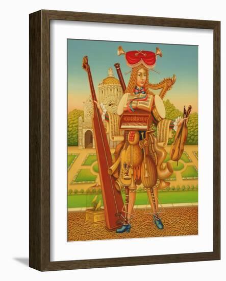 The Musician's Garden, 1997-Frances Broomfield-Framed Giclee Print