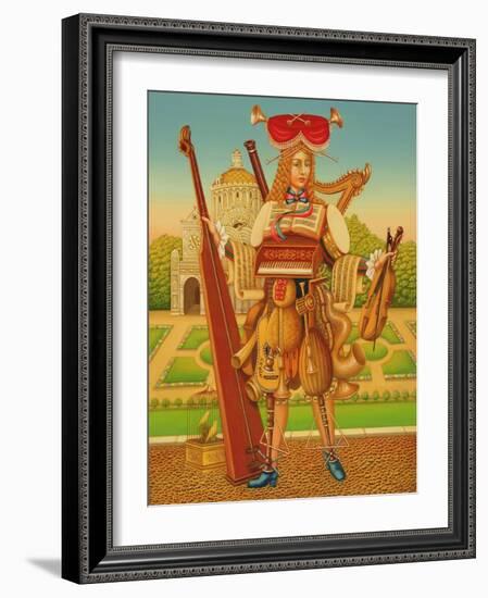 The Musician's Garden, 1997-Frances Broomfield-Framed Giclee Print