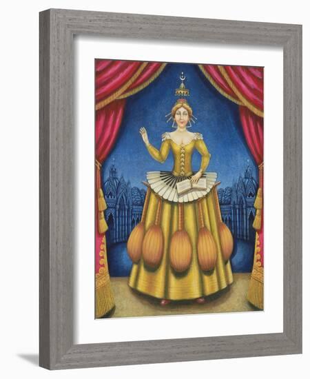 The Musician's Wife, 2002-Frances Broomfield-Framed Giclee Print