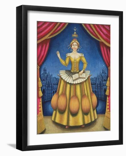 The Musician's Wife, 2002-Frances Broomfield-Framed Giclee Print