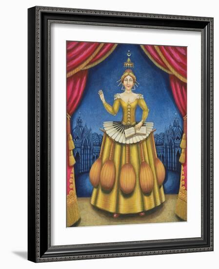 The Musician's Wife, 2002-Frances Broomfield-Framed Giclee Print