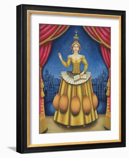 The Musician's Wife, 2002-Frances Broomfield-Framed Giclee Print