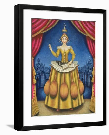 The Musician's Wife, 2002-Frances Broomfield-Framed Giclee Print