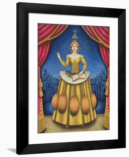 The Musician's Wife, 2002-Frances Broomfield-Framed Giclee Print