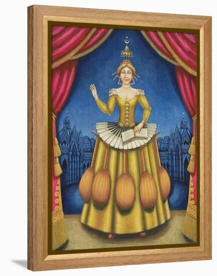 The Musician's Wife, 2002-Frances Broomfield-Framed Premier Image Canvas