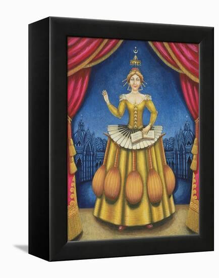 The Musician's Wife, 2002-Frances Broomfield-Framed Premier Image Canvas