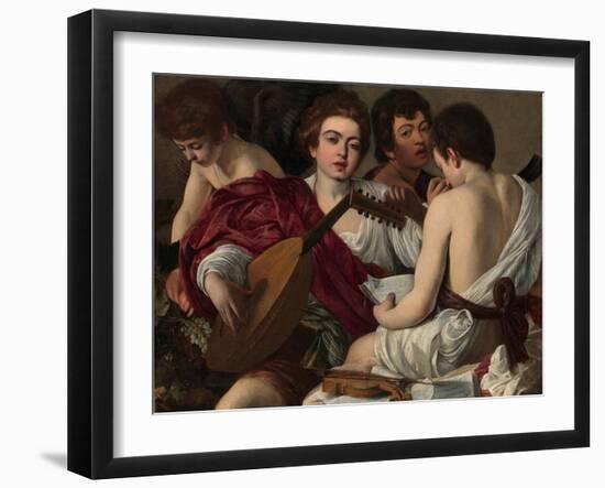 The Musicians, c.1595-Michelangelo Merisi da Caravaggio-Framed Giclee Print