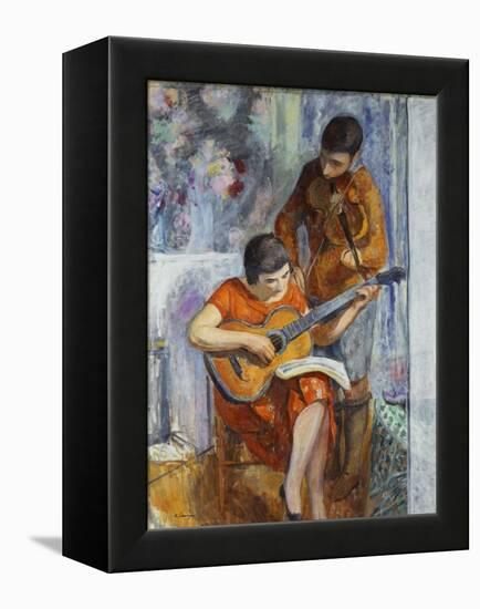 The Musicians; Les Musiciens, C.1930-Henri Lebasque-Framed Premier Image Canvas