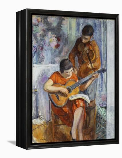 The Musicians; Les Musiciens, C.1930-Henri Lebasque-Framed Premier Image Canvas