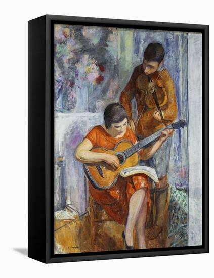 The Musicians; Les Musiciens, C.1930-Henri Lebasque-Framed Premier Image Canvas