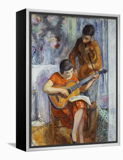 The Musicians; Les Musiciens, C.1930-Henri Lebasque-Framed Premier Image Canvas