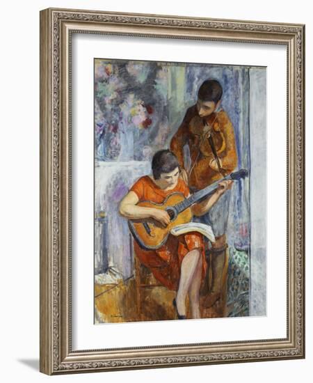 The Musicians; Les Musiciens, C.1930-Henri Lebasque-Framed Giclee Print