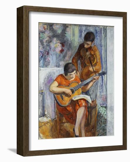 The Musicians; Les Musiciens, C.1930-Henri Lebasque-Framed Giclee Print