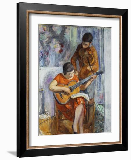 The Musicians; Les Musiciens, C.1930-Henri Lebasque-Framed Giclee Print