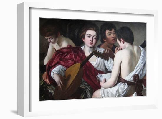 The Musicians-Caravaggio-Framed Art Print