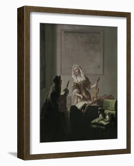 The Musicians-Jacob Ochtervelt-Framed Giclee Print