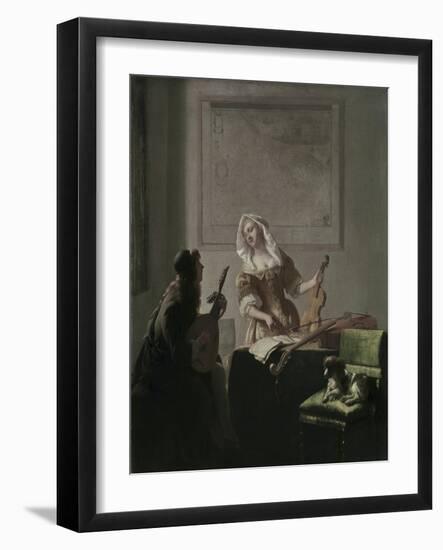 The Musicians-Jacob Ochtervelt-Framed Giclee Print