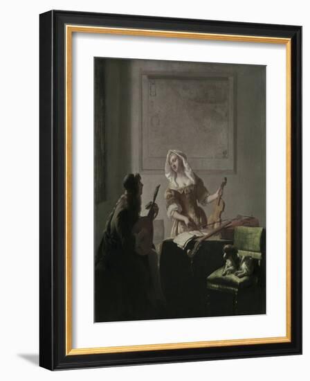 The Musicians-Jacob Ochtervelt-Framed Giclee Print