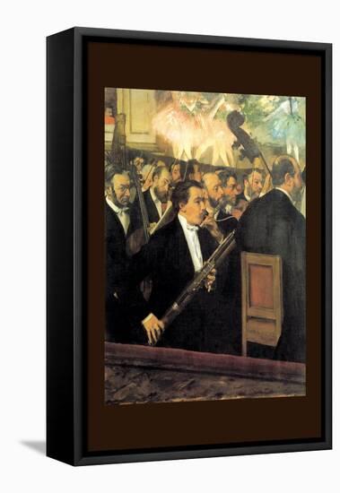 The Musicians-Edgar Degas-Framed Stretched Canvas